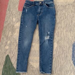 Kids Blue Distressed Jeans